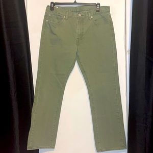 Mens Levi’s army green 513s